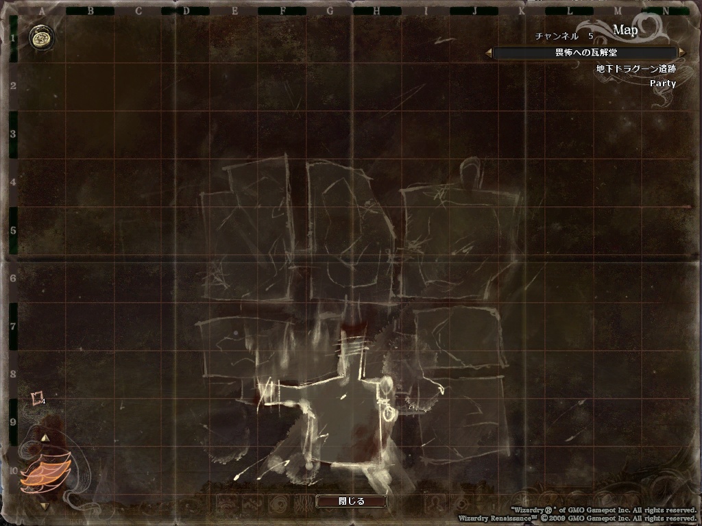 ドラグーン遺跡2層MAP